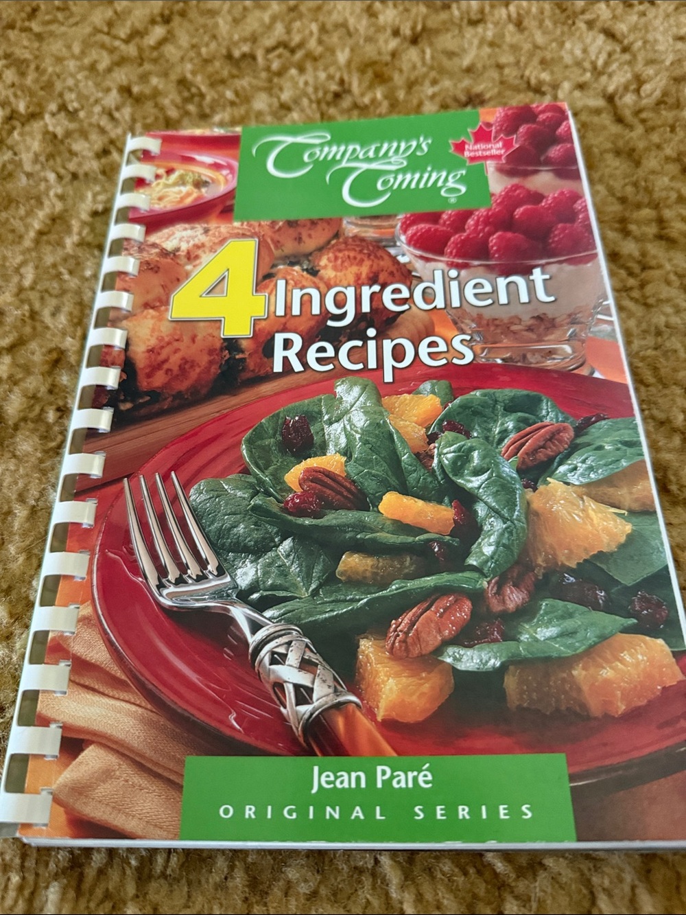 4-Ingredient Recipes Cookbook - Red Cover
